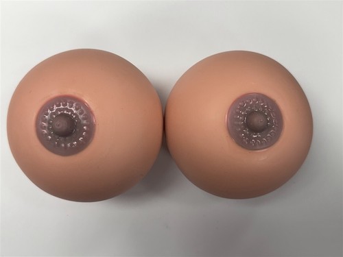 Funny boob shaped stress ball - shaped,