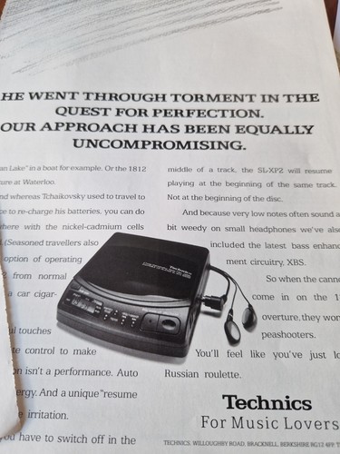 Technics 1990 print advert - 1990,