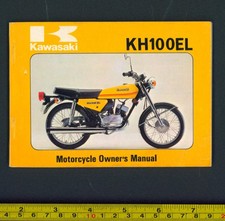 Kawasaki KH100EL-A3 (1979) Factory Owners Riders Manual Hand-Book KH 100 EL FV49