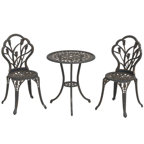 Outsunny piece bistro set - piece,