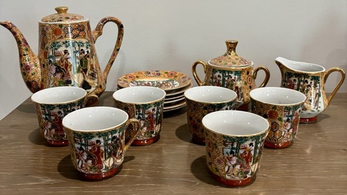 Tea set vintage made china - set,