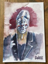 CLOWN PAINTING By Artist Miles