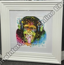 DJ Monkey with headphones