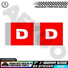 2x DERBI Vinyl Decal Stickers Bike Motorbike Motorcycle Sticker Mod Graphic