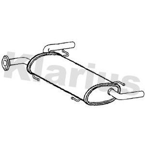 Klarius tail pipe - tail,