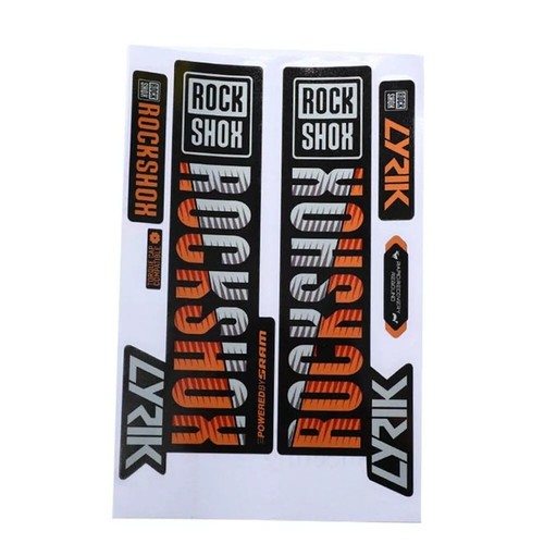 Front fork sticker mountain - front,