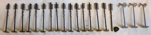 24x telegraph poles - 24x,