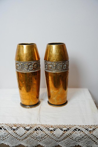 Likely trench art shell - art,