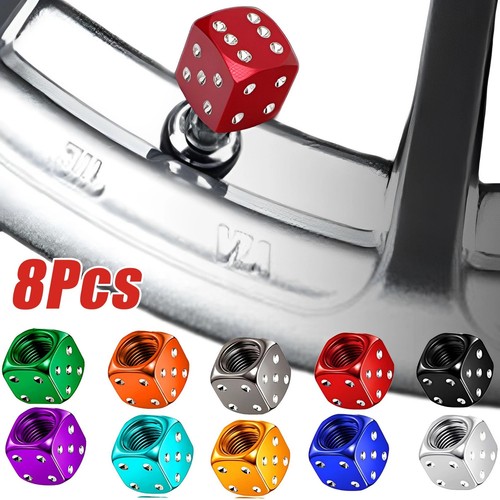 4pc dice tyre valve - 4pc, dust
