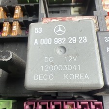Mercedes W177 W222  W205 W247 Relay Fuse Unit Module 4 Pins Grey A0009822923