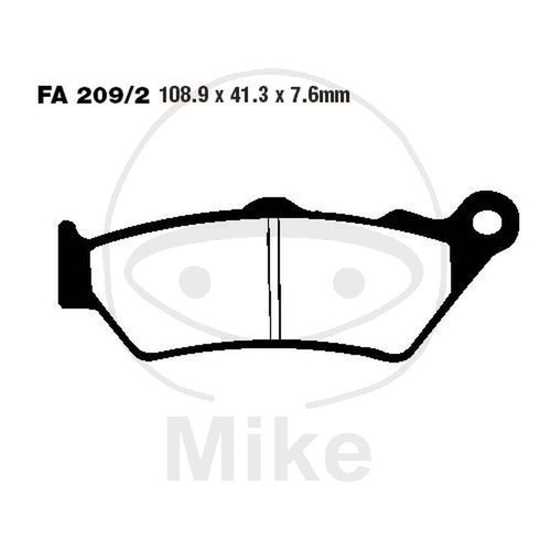 Pair ebc pads fa209 2 - pair, of