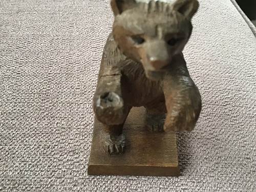 Antique black forest bear - forest,