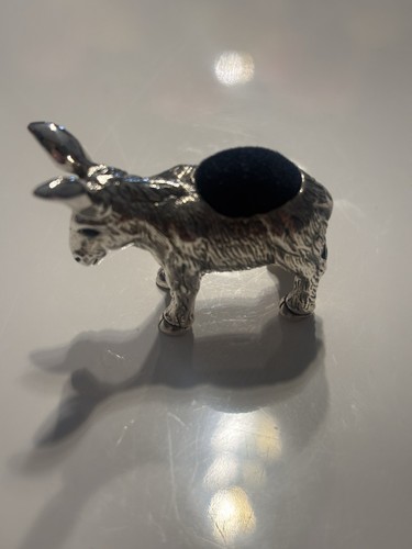 Sterling silver 925 donkey pin - sterling,