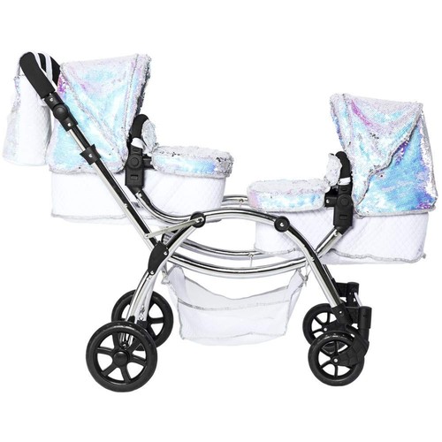 Roma twin dolls pram - roma,
