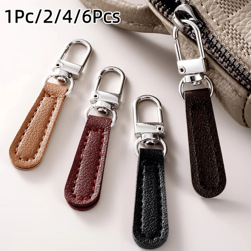 Zipper pull tab leather - zipper,