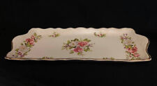 VINTAGE JAMES KENT OLD FOLEY HARMONY ROSE EARED SANDWICH TRAY VGC