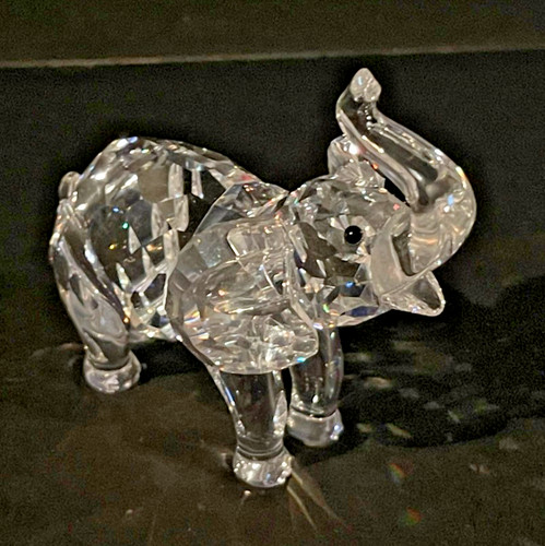 Swarovski crystal elephant - crystal, ‘elephant