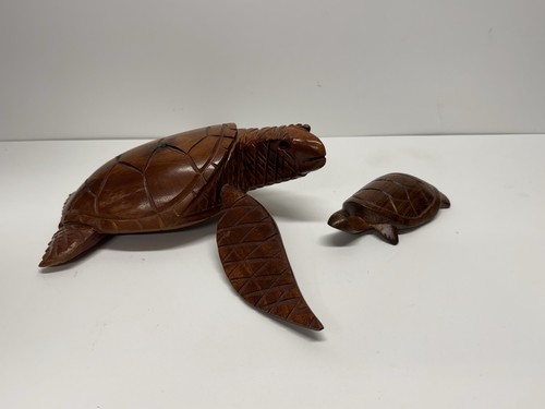 Vintage wooden hand carved sea - wooden,