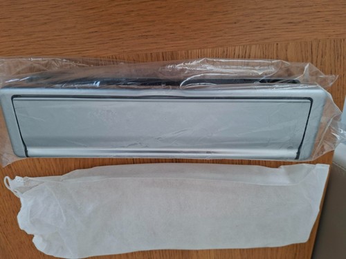 Letter box for - , brushed