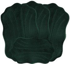 ROMANY GYPSY ROMANY CARAVAN WASHABLE RUGS/MATS 4pcs SET, MUSSEL Tourier 67x120cm