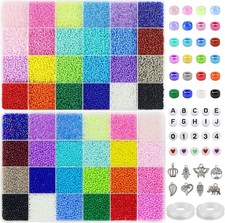46000 pcs 2mm Glass Seed Beads