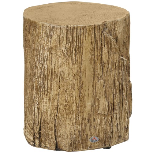 Tree stump stool side table - tree,