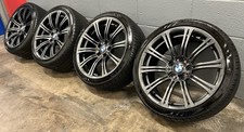 GENUINE BMW 19” 220M M3 E90 E92 E93 SHADOW CHROME ALLOY WHEELS + TYRES SET