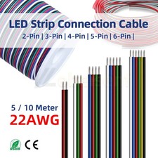 10Meter 22 AWG 2Pin 3Pin 4Pin