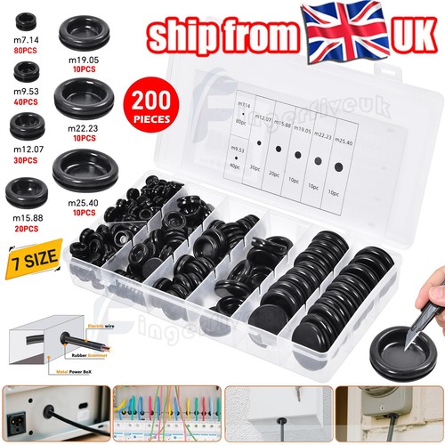 200pcs closed blind rubber - 200pcs,