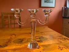 Lead Crystal candlesticks ,two