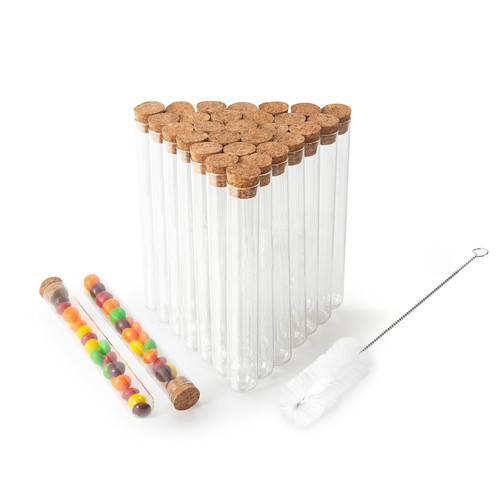 30pcs 20ml glass test tubes - glass, 15