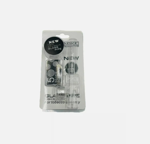 New glass pipe - glass, high