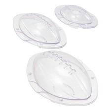 3 Pcs Rugby Ball Mould Novelty Cake Tins for Baking Making Mold Child