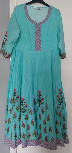 Biba mint cotton - flare, long