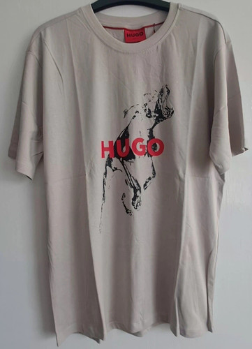 Hugo men beige staffy logo - men's,