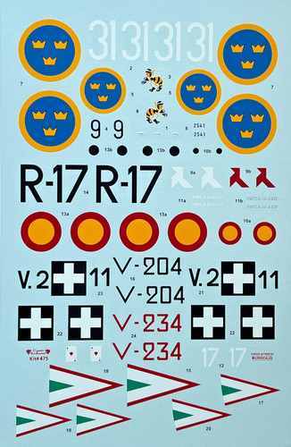 Classic airframes decals kit - classic,