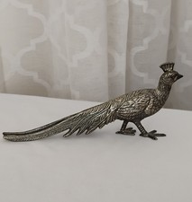 Silver Plated Pheasant Bird