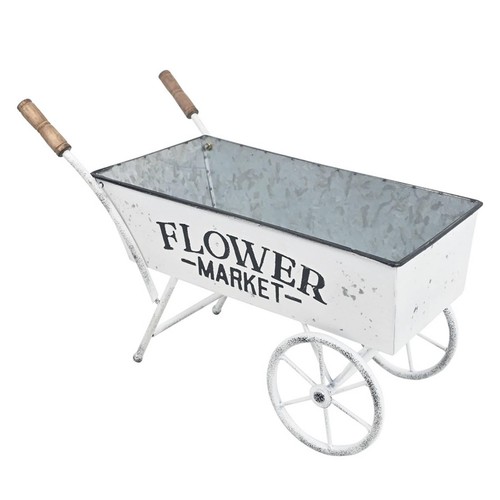 Wheelbarrow planter metal - wheelbarrow,
