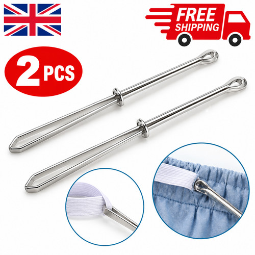 2pcs stainless steel elastic - stainless,