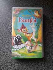 Bambi VHS Video Walt Disney