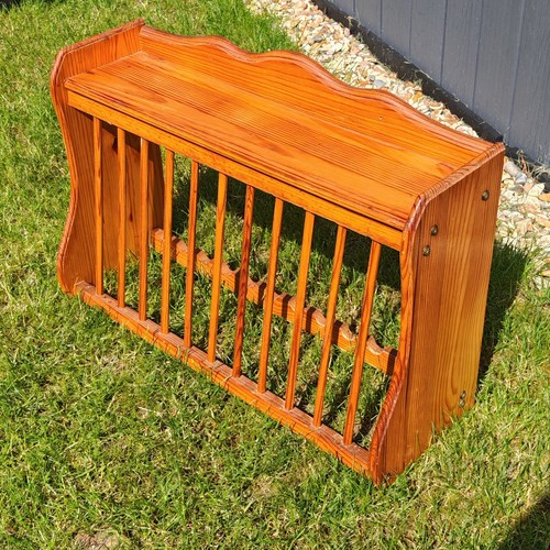Penny pine plate rack wall - penny,