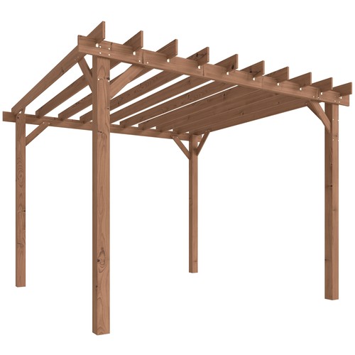 Outsunny m wooden - 3, x