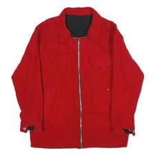 MARLBORO Mens Red Cotton Blend