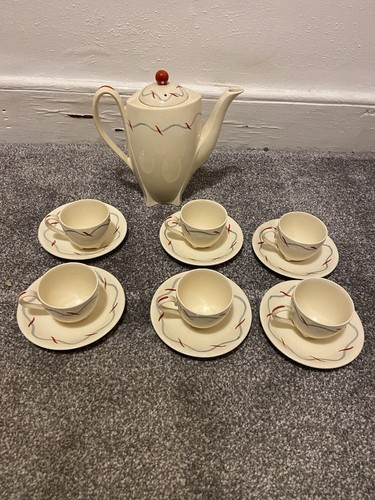 Vintage burleigh ware tea set - vintage,