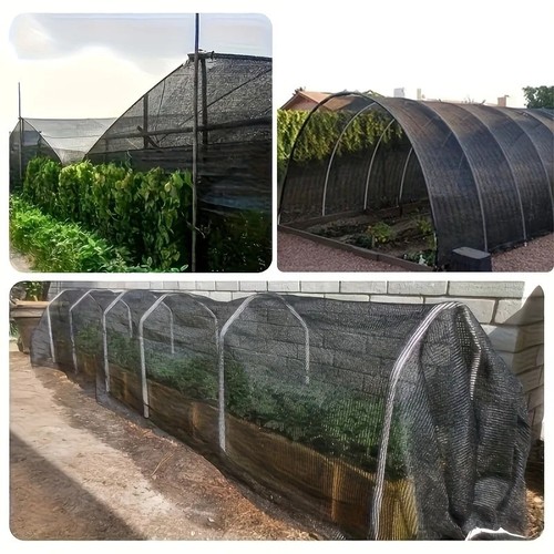 Black garden sun shade - black, net