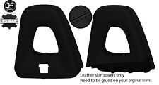 BLACK STITCHING ROLL OVER BAR REAL LEATHER COVERS FOR MAZDA MX5 MK4 ND 15-20