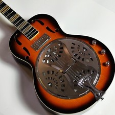 Electric Guitar 6 String Sunburst Mini Humbucker Steel Resonator