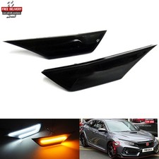 2x Black Side Marker Indicator