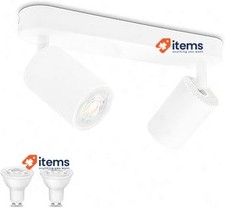 KYOTECH White Roof Lamp with 2 Lights 5W LED Roof Lamp White