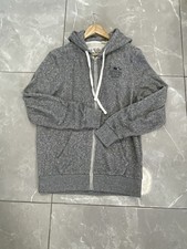 Jack Wills Men’s Grey Hoodie Full Zip Size M Cotton Polyester